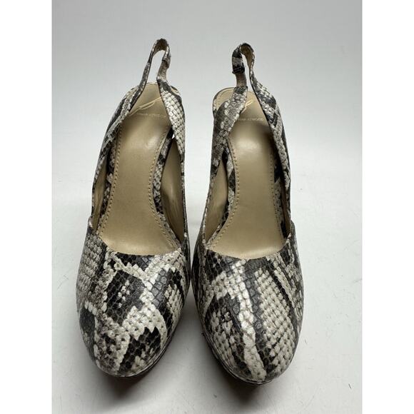 Women's BRIAN ATWOOD Platform Heels PYTHON / SNAKESKIN - Size 8.5 (EU 39) - Picture 2 of 11